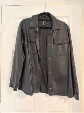 FOREVER 21 Black Faux Leather Jacket